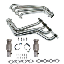 Load image into Gallery viewer, BBK 10-15 Camaro LS3 L99 Long Tube Exhaust Headers With Converters - 1-3/4 Chrome - Black Ops Auto Works