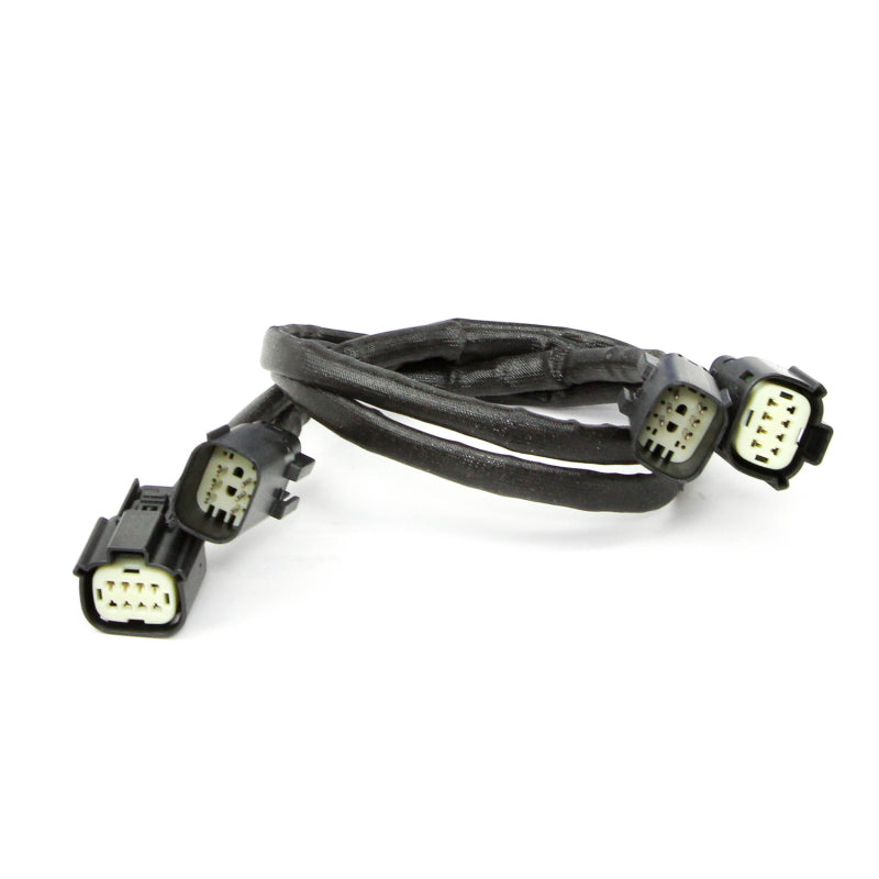 BBK 11-14 Mustang V6 Front O2 Sensor Wire Harness Extensions 24 (pair) - Black Ops Auto Works