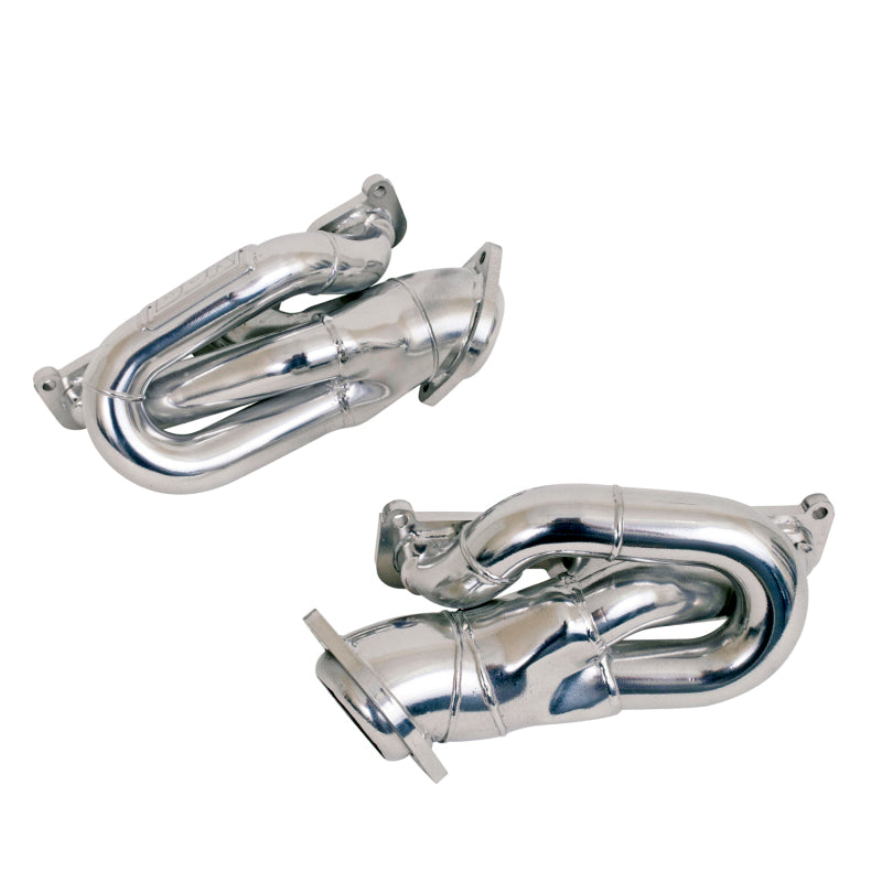 BBK 11-15 Mustang 3.7 V6 Shorty Tuned Length Exhaust Headers - 1-5/8 Silver Ceramic - Black Ops Auto Works