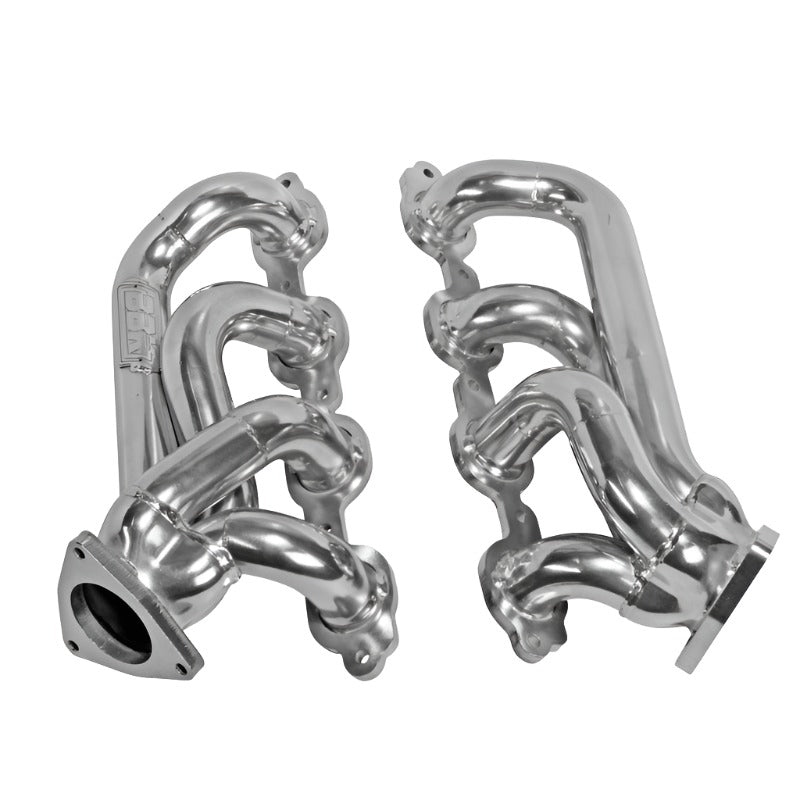 BBK 14-18 GM Truck 5.3/6.2 1 3/4in Shorty Tuned Length Headers - Polished Silver Ceramic-Headers & Manifolds-BBK-197975404701-