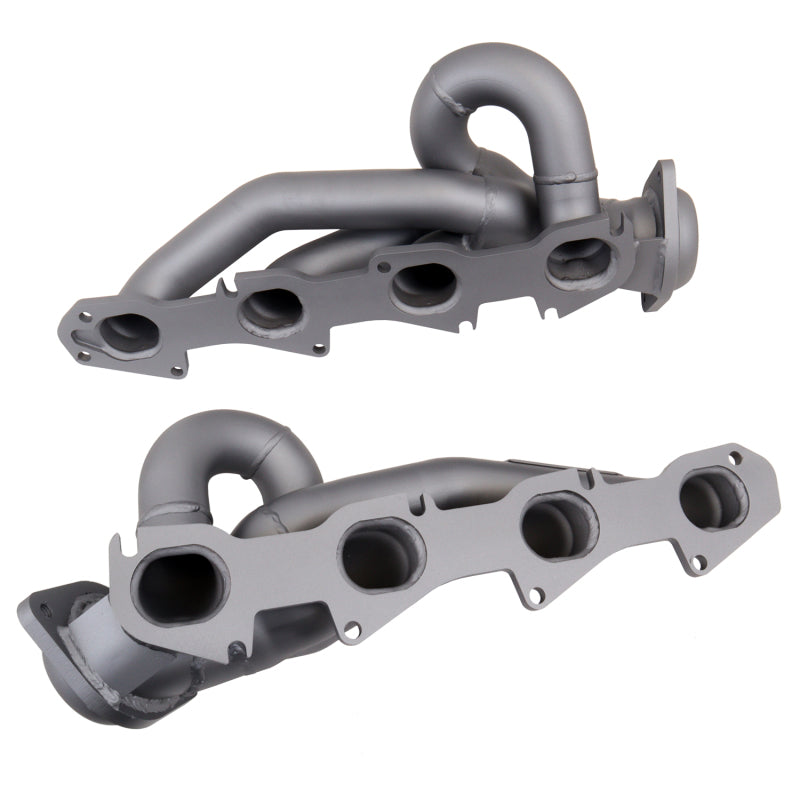 BBK 14-18 GM Truck 5.3/6.2 1 3/4in Shorty Tuned Length Headers - Titanium Ceramic - Black Ops Auto Works