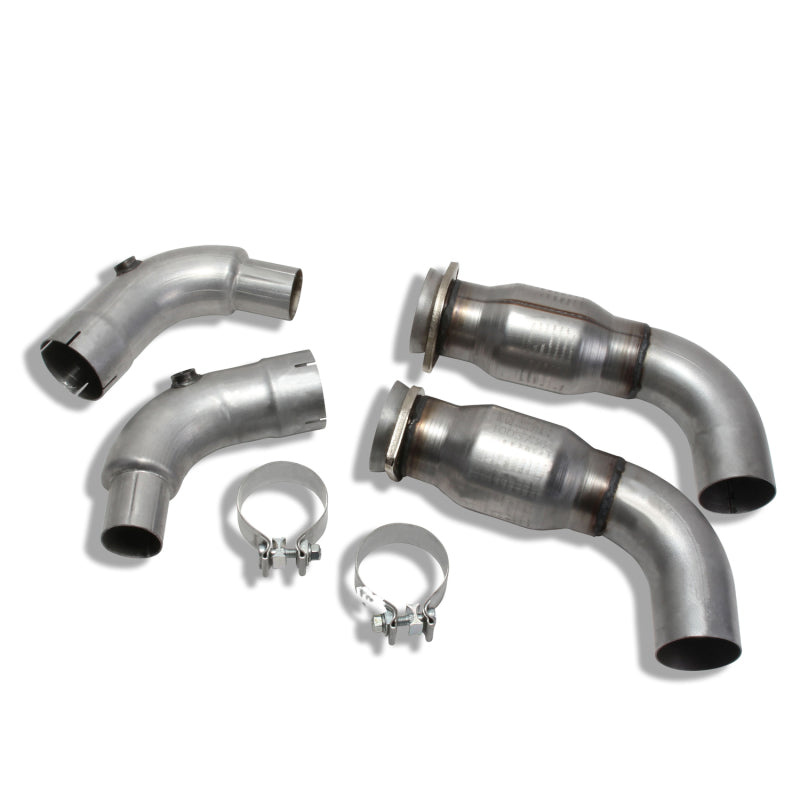 BBK 15-20 Ford Mustang GT 3in Short Mid Pipe Kit w/Cats (Use LT Header 1633/16330/1856/18560) - Black Ops Auto Works