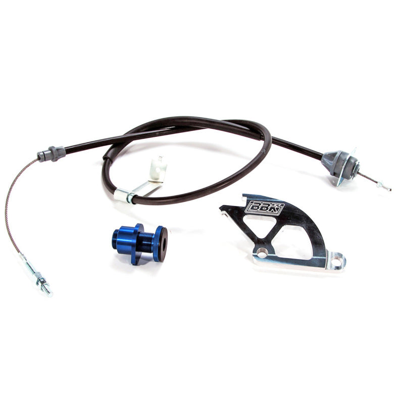 BBK BBK 1979-1995 Mustang Adjustable Clutch Quadrant Cable And Firewall Adjuster Kit