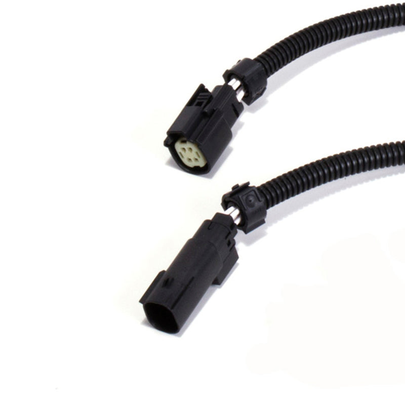 BBK 2015 Mustang GT V6 6-Pin Front O2 Sensor Wire Harness Extensions 12 (pair) - Black Ops Auto Works