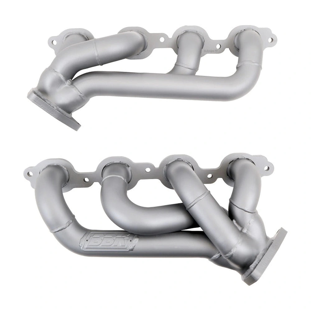 BBK 4047 Titanium Ceramic Shorty Headers for 2014–2018 GM 5.3L/6.2L Trucks product on white