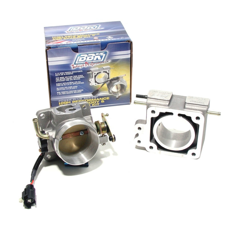 BBK 86-93 Mustang 5.0 70mm Throttle Body BBK Power Plus Series And EGR Spacer Kit - Black Ops Auto Works