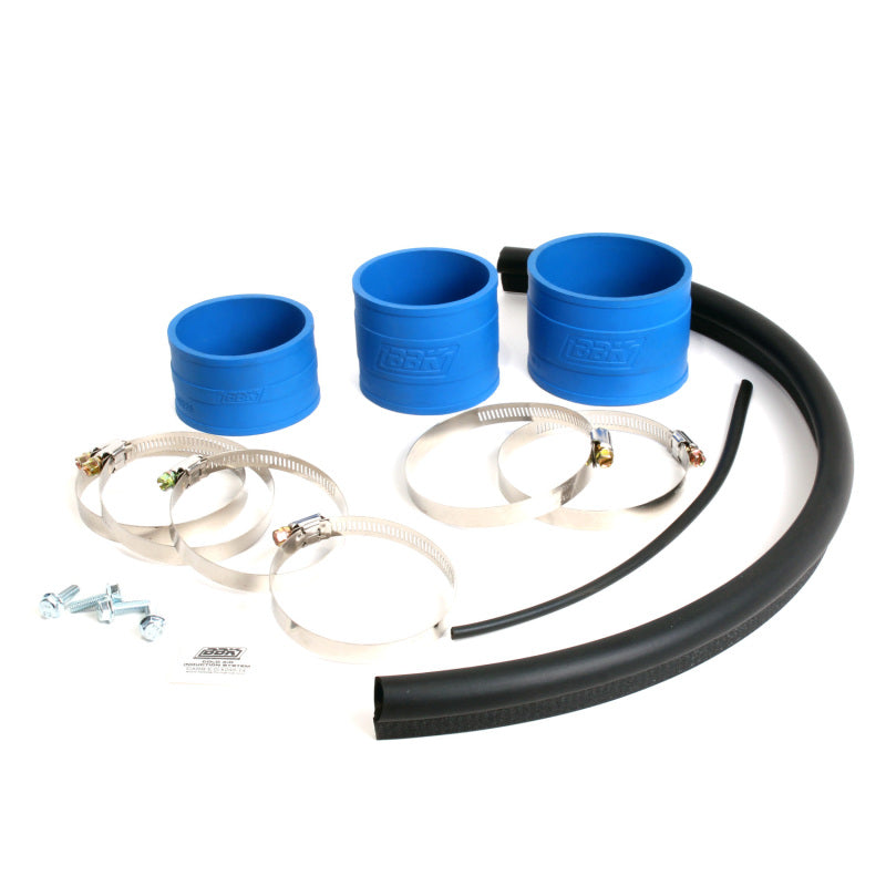 BBK 86-93 Mustang 5.0 Cold Air Intake Kit - Fenderwell Style - Blackout Finish - Black Ops Auto Works