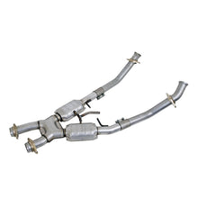 Load image into Gallery viewer, BBK 94-95 Mustang 5.0 High Flow X Pipe With Catalytic Converters - 2-1/2 - Black Ops Auto Works