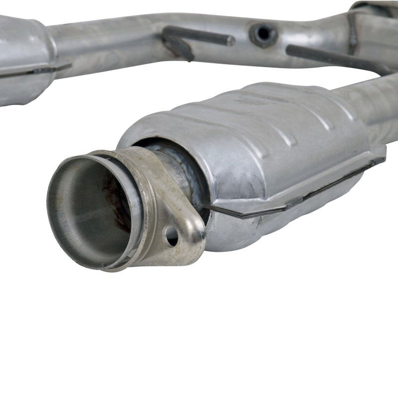 BBK 96-04 Mustang 4.6 GT / Cobra Short Mid H Pipe w Catalytic Converters 2-1/2 For Long Tube Headers - Black Ops Auto Works