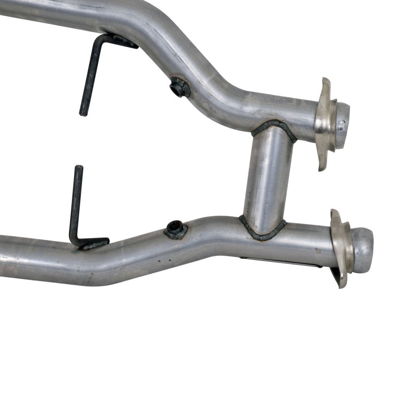 BBK 96-04 Mustang 4.6 GT / Cobra Short Mid H Pipe w Catalytic Converters 2-1/2 For Long Tube Headers - Black Ops Auto Works