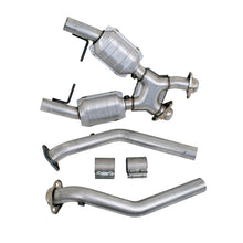 Load image into Gallery viewer, BBK 96-98 Mustang 4.6 GT High Flow X Pipe With Catalytic Converters - 2-1/2 - Black Ops Auto Works