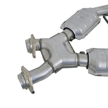 Load image into Gallery viewer, BBK 96-98 Mustang 4.6 GT High Flow X Pipe With Catalytic Converters - 2-1/2 - Black Ops Auto Works