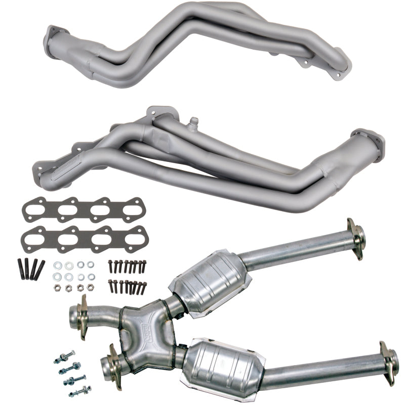 BBK BBK 99-04 Ford Mustang Cobra/Mach1 1-5/8 Long Tube Headers w/High Flow Catted X-Pipe (Ti Ceramic)