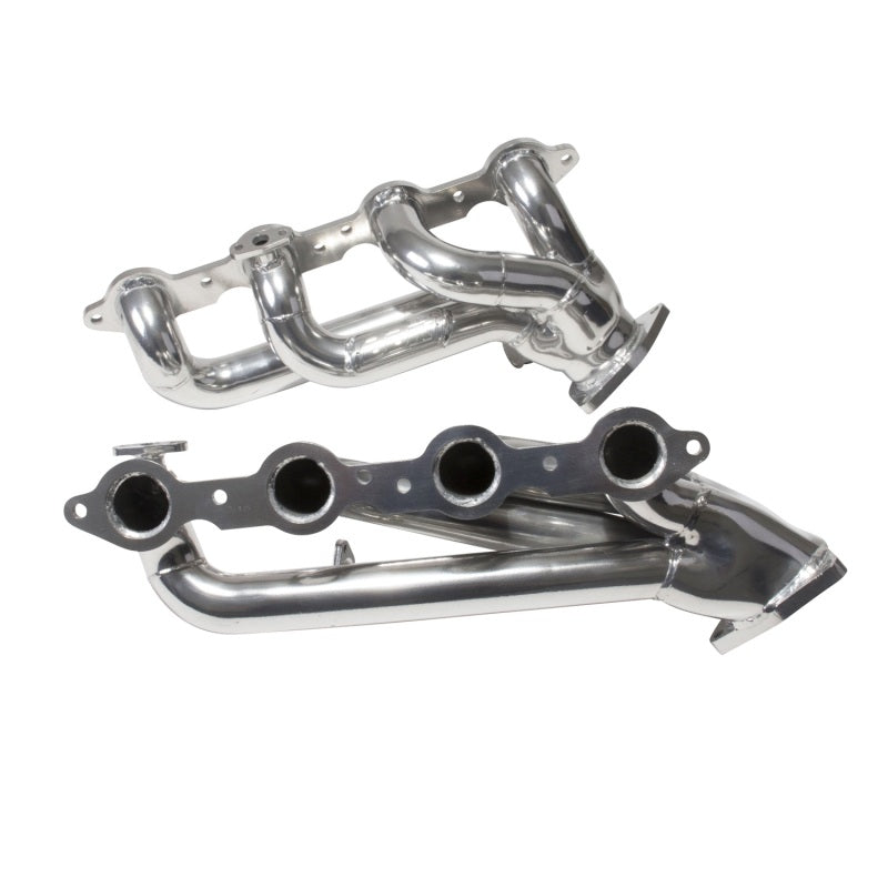 BBK 99-04 GM Truck SUV 4.8 5.3 Shorty Tuned Length Exhaust Headers - 1-3/4 Silver Ceramic - Black Ops Auto Works