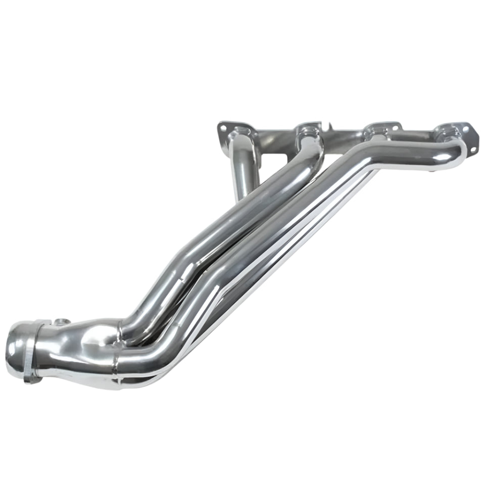 BBK 05-08 Dodge 5.7 Hemi (Car) Long Tube Headers w/High Flow Catted Mid Pipe (Silver Ceramic) - BBK 16473