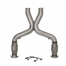 Load image into Gallery viewer, Mustang 5.0 Short Mid X Pipe W/ Catalytic Converters 3.0 For BBK Long Tube Headers 2011-2014 - BBK 1658