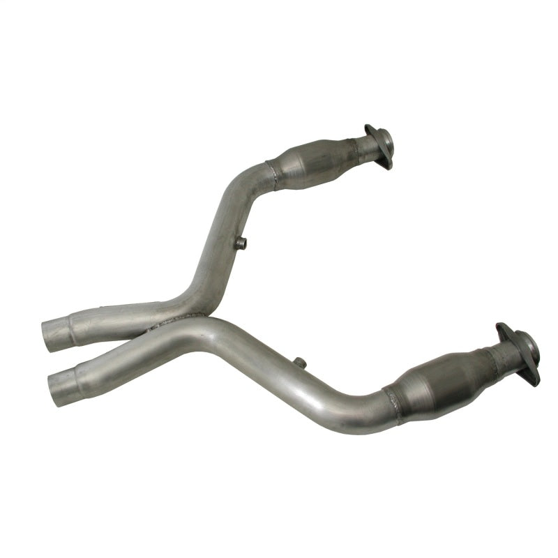 Mustang 5.0 Short Mid X Pipe W/ Catalytic Converters 3.0 For BBK Long Tube Headers 2011-2014 - BBK 1658