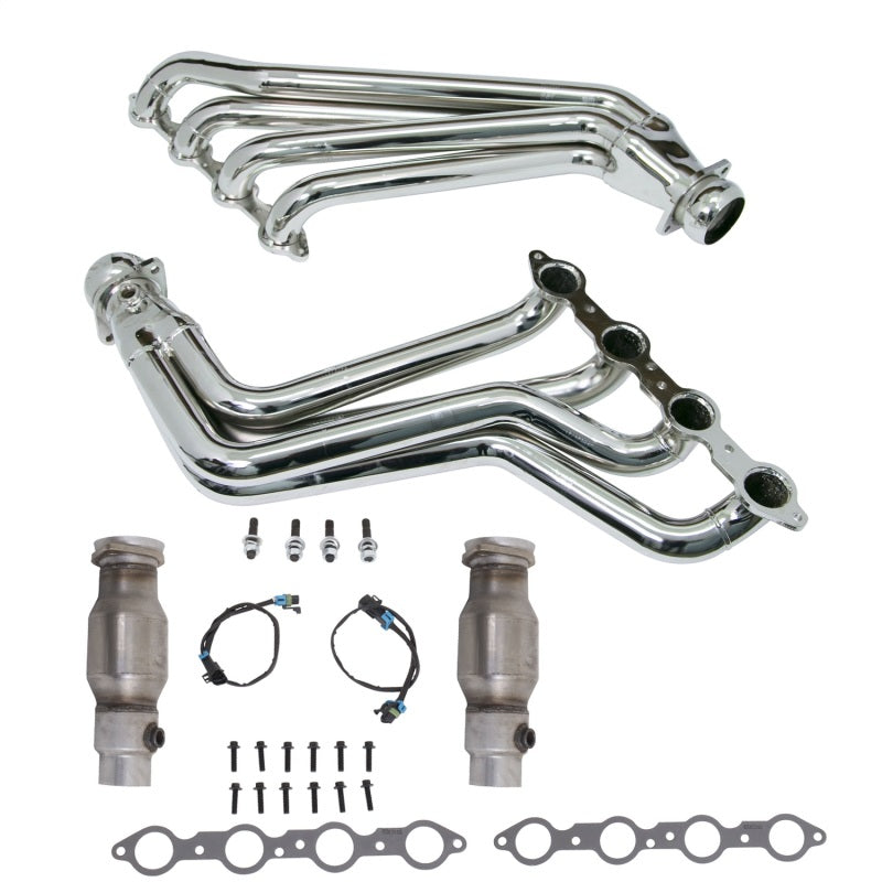 Chevrolet Camaro SS ZL1 6.2 1-3/4 Full Length Exhaust Headers With High Flow Cats Titanium Ceramic 2010-2015 - BBK 4021