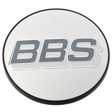 BBS Center Cap 56mm Polished/Grey & White