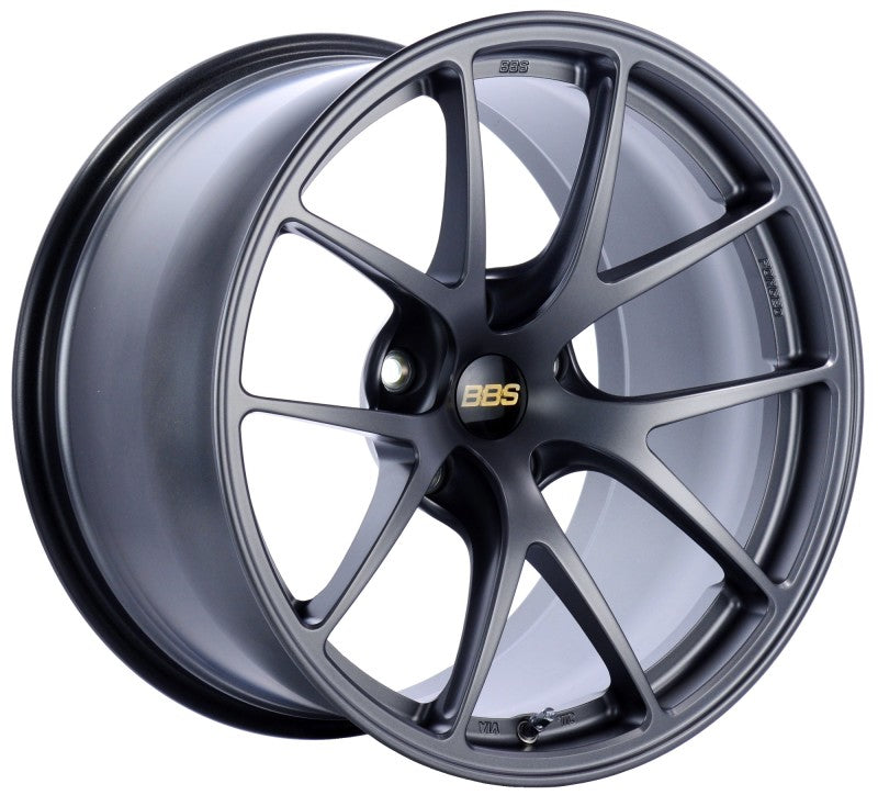 BBS RI-A 18x9.5 5x114.3 ET35 Matte Graphite Wheel -82mm PFS/Clip Required - BBS RIA018MGR