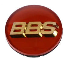 Load image into Gallery viewer, BBS Center Cap 56mm Red/Gold (56.24.012) - Black Ops Auto Works