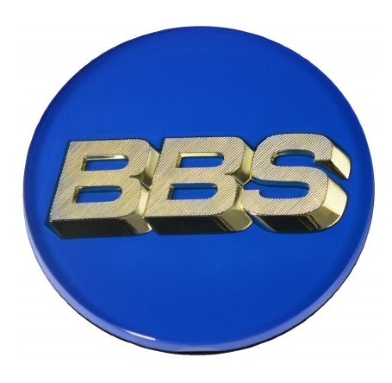 BBS Center Cap 70.6mm Blue/Gold (4-Tab) - Black Ops Auto Works