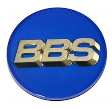 Load image into Gallery viewer, BBS Center Cap 70.6mm Blue/Gold (4-Tab) - Black Ops Auto Works