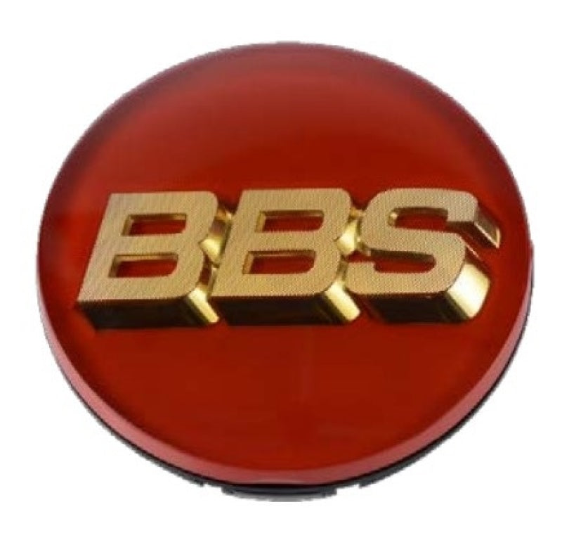 BBS Center Cap 70.6mm Red/Gold (3-tab) (56.24.073) - Black Ops Auto Works