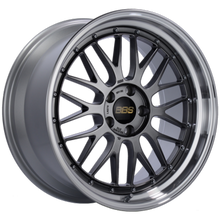 Load image into Gallery viewer, BBS BBS LM 18x10 - 5x114.3 ET20 - PFS - Diamond Black w/Diamond Cut Machined Lip