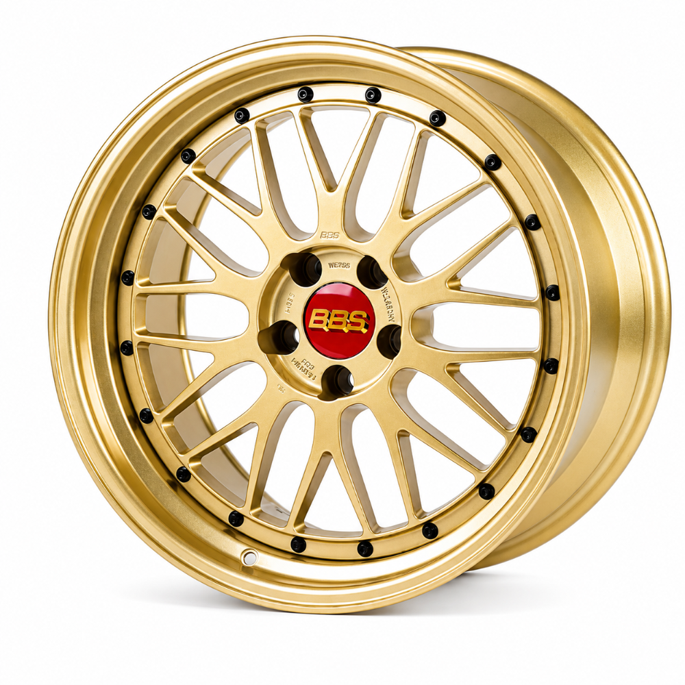 BBS LM271GL-GL 19x10 5x114.3 ET22 F1 Championship Edition gold wheel