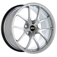 Load image into Gallery viewer, BBS BBS RI-A 18x9.5 5x114.3 ET22 Diamond Silver Wheel -82mm PFS/Clip Required