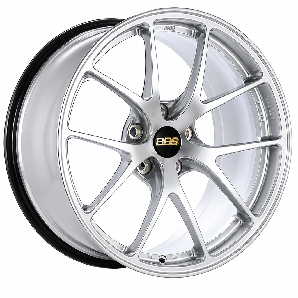 BBS RIA058DS 19x12 5x130 ET61 CB71.6 Diamond Silver Forged Wheel 82mm PFS Required