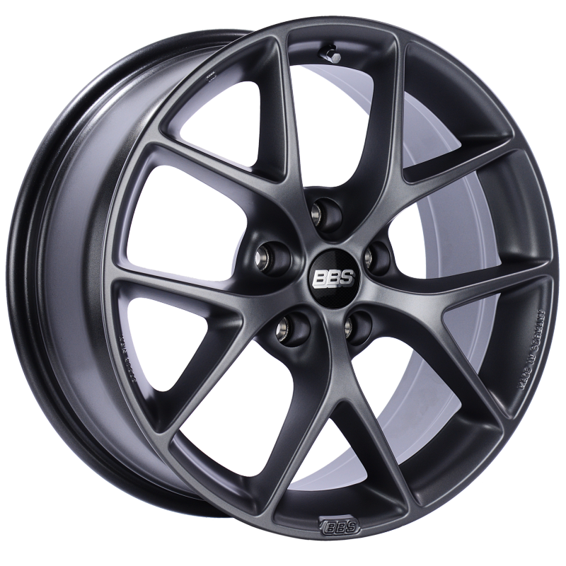 BBS SR 18x8 5x112 ET35 Satin Grey Wheel -82mm PFS/Clip Required - Black Ops Auto Works