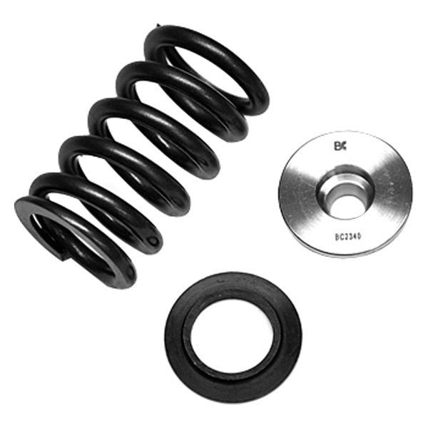 Brian Crower BC0340 valve spring and Ti retainer close-up
