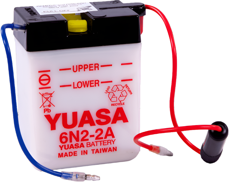 YSAYUAM2620A-Yuasa 6N2-2A Conventional 6 Volt Battery-Batteries-Yuasa Battery