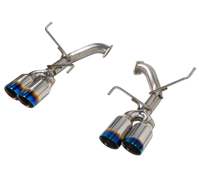 REMRO-TTVB-D4-Remark 2022+ Subaru WRX (VB) 4in Axleback Exhaust w/ Burnt Stainless Double Wall Tip-Axle Back-Remark
