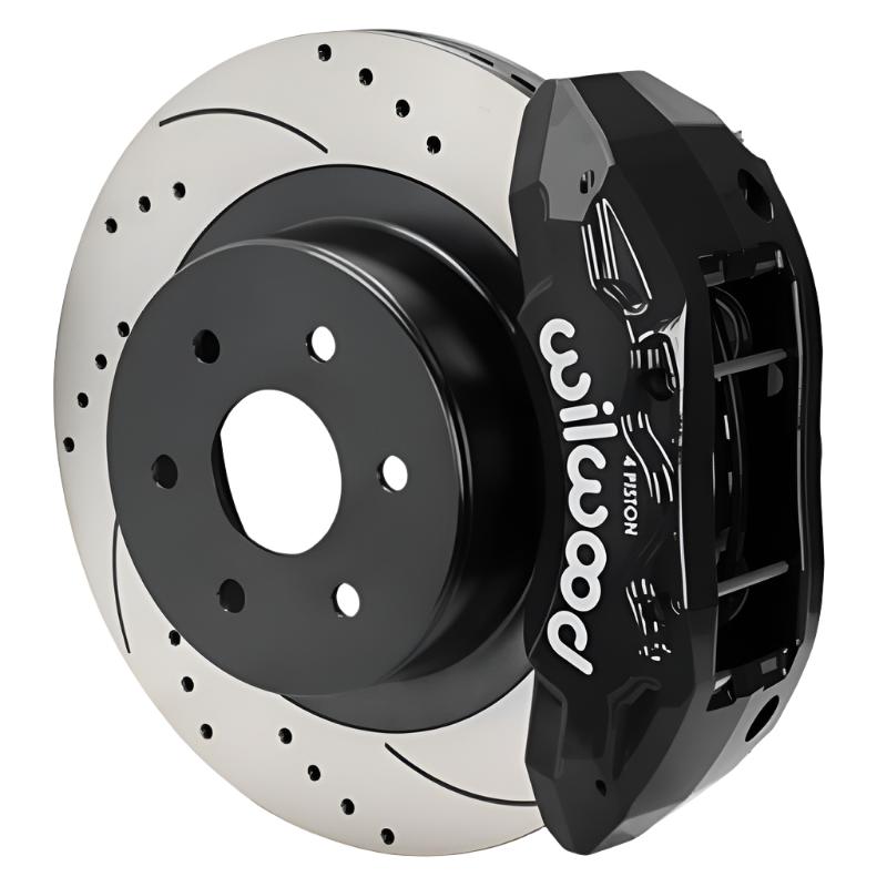 WIL140-16861-D-Wilwood 99-18 Chevy Silverado/GMC Sierra 16x1.25 Drilled & Slotted Rotor TX4R 4 Piston Rear Brake Ki-Brake Kits - Performance D&S-Wilwood