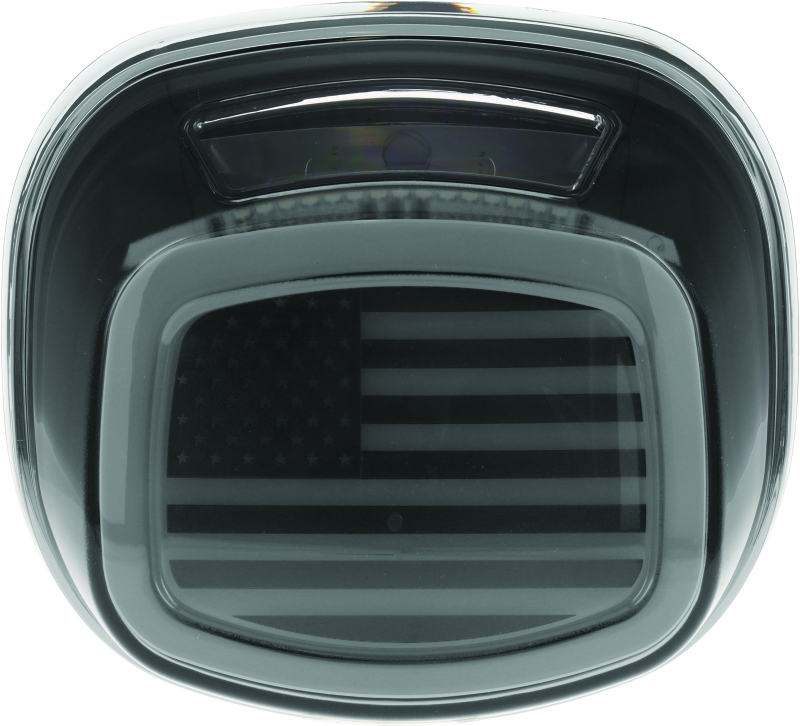 KUR2926-Kuryakyn Freedom Taillight Smoke Lens With License Light-Tail Lights-Kuryakyn