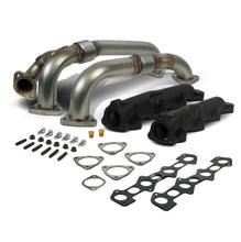 Load image into Gallery viewer, BD Diesel 08-10 Ford F-250/F-350/F-450/F-550 Powerstroke 6.4L Up Pipes Kit w/Manifold Set - Black Ops Auto Works