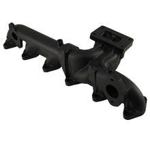 Load image into Gallery viewer, BD Diesel exhaust manifold, side profile view showing cylinder ports
