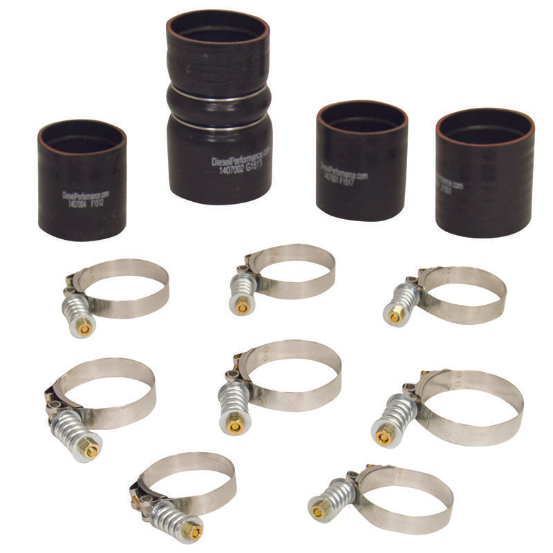 BD Diesel Intercooler Hose & Clamp Kit - 2008-2010 Ford 6.4L Powerstroke - BD Diesel 1047037