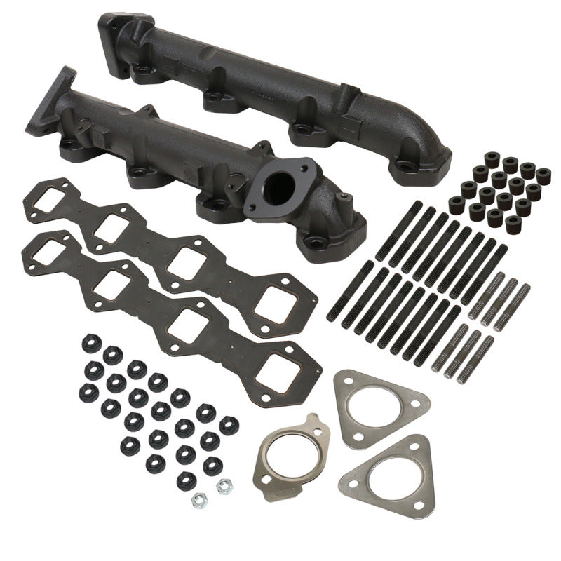 BD Diesel Exhaust Manifold Kit - Ford 2011-2014 F250/F350/F450/F550 6.7L PowerStroke - Black Ops Auto Works