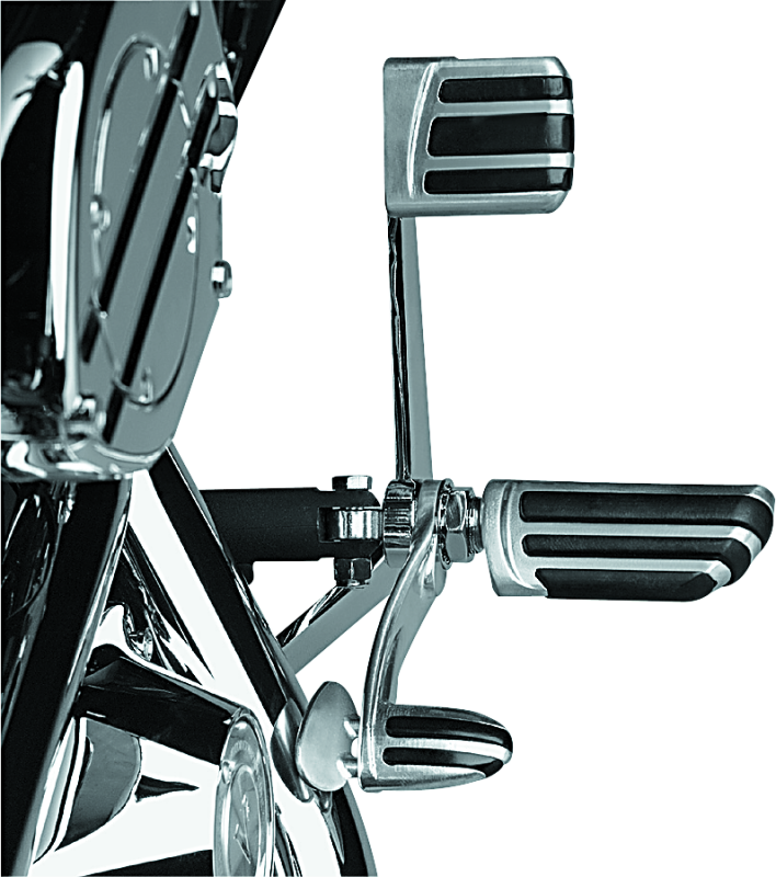 KUR4428-Kuryakyn Pilot Pegs With Stirrup Male Mount Adapter Chrome-Footpegs-Kuryakyn