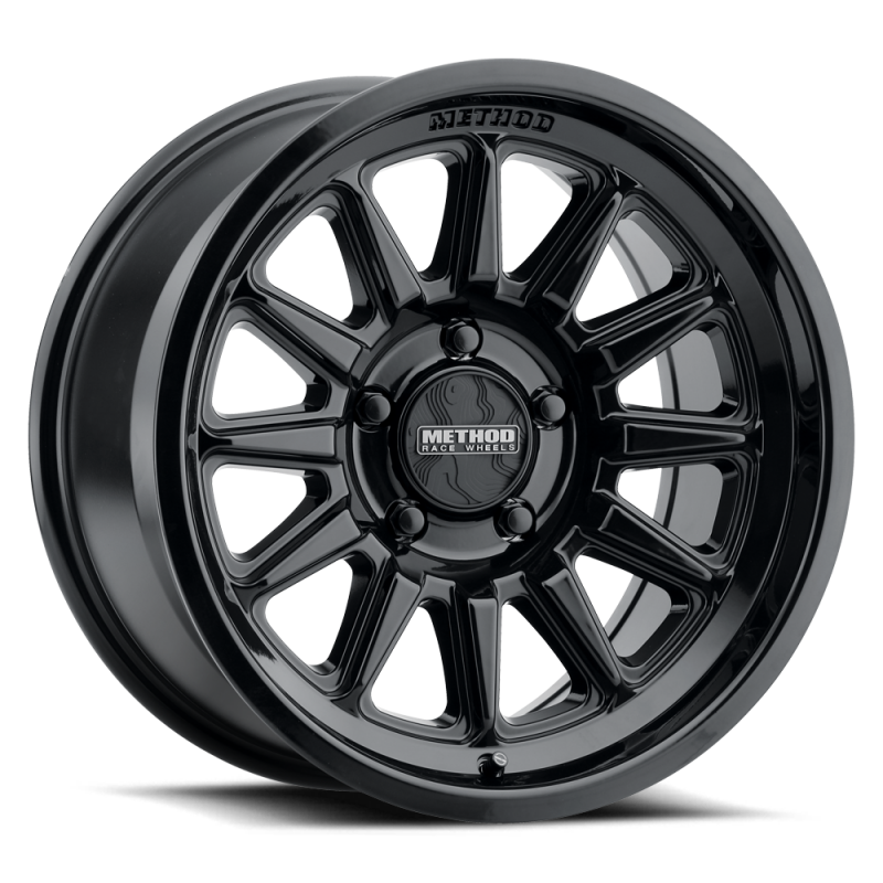 MRWMR323890871312-Method MR323 18x9 / 8x170 BP / 12ET / 5.44in BS / 130.81mm CB - Gloss Black Wheel-Wheels - Cast-Method Wheels