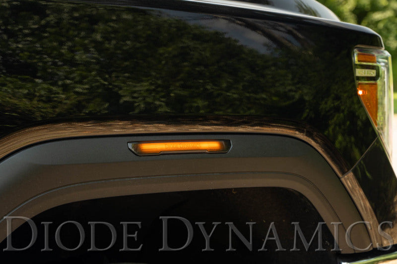 Diode Dynamics 20-21 Sierra 2500/3500 HD LED Sequential Sidemarkers Smoked Set-Light Accessories and Wiring-Diode Dynamics