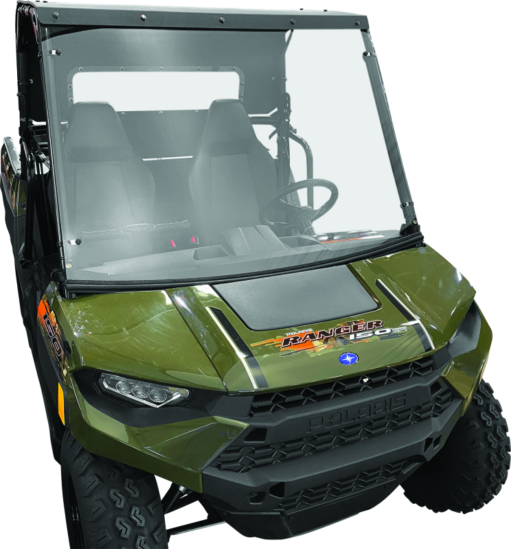 QBS320484-QuadBoss 18-22 Polaris Ranger 150 EFI Roof Windshield & Rear Panel Kit-Roofs-QuadBoss