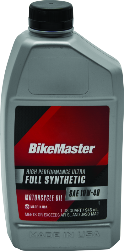 BKM532322-BikeMaster 10W40 Full Synthetic Oil - Quart-Motor Oils-Bike Master