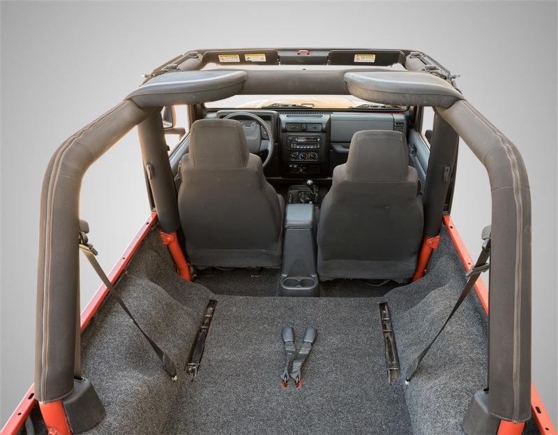 BedRug 03-06 Jeep LJ Unlimited Rear 4pc Cargo Kit (Incl Tailgate & Tub Liner) - Black Ops Auto Works