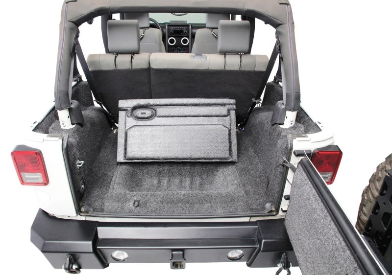 BedRug 07-10 Jeep JK 2Dr Rear 5pc Cargo Kit (Incl Tailgate & Tub Liner) - Black Ops Auto Works