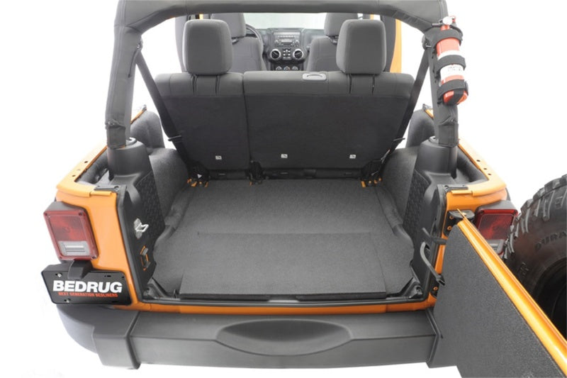 BedRug 11-16 Jeep JK 2Dr Rear 5pc BedTred Cargo Kit (Incl Tailgate & Tub Liner) - Black Ops Auto Works